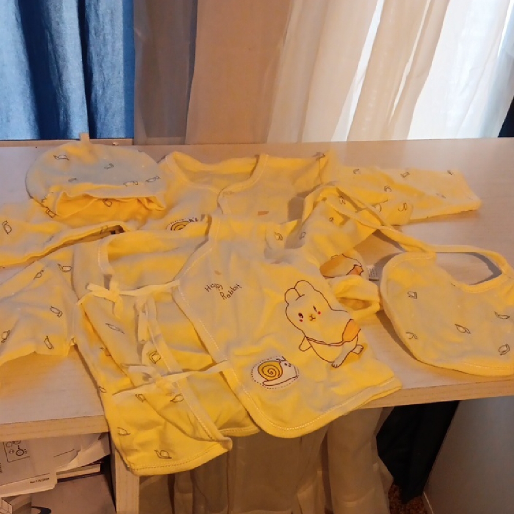 Yellow Kids Pajamas Set